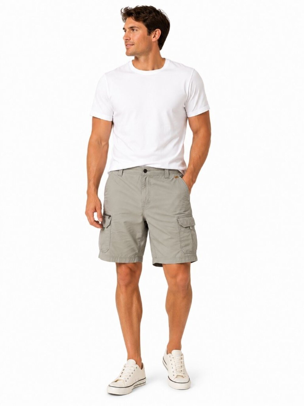 Field & Stream Khaki Cargo Shorts Mens 36 Outdoor Hiking Utility Casual